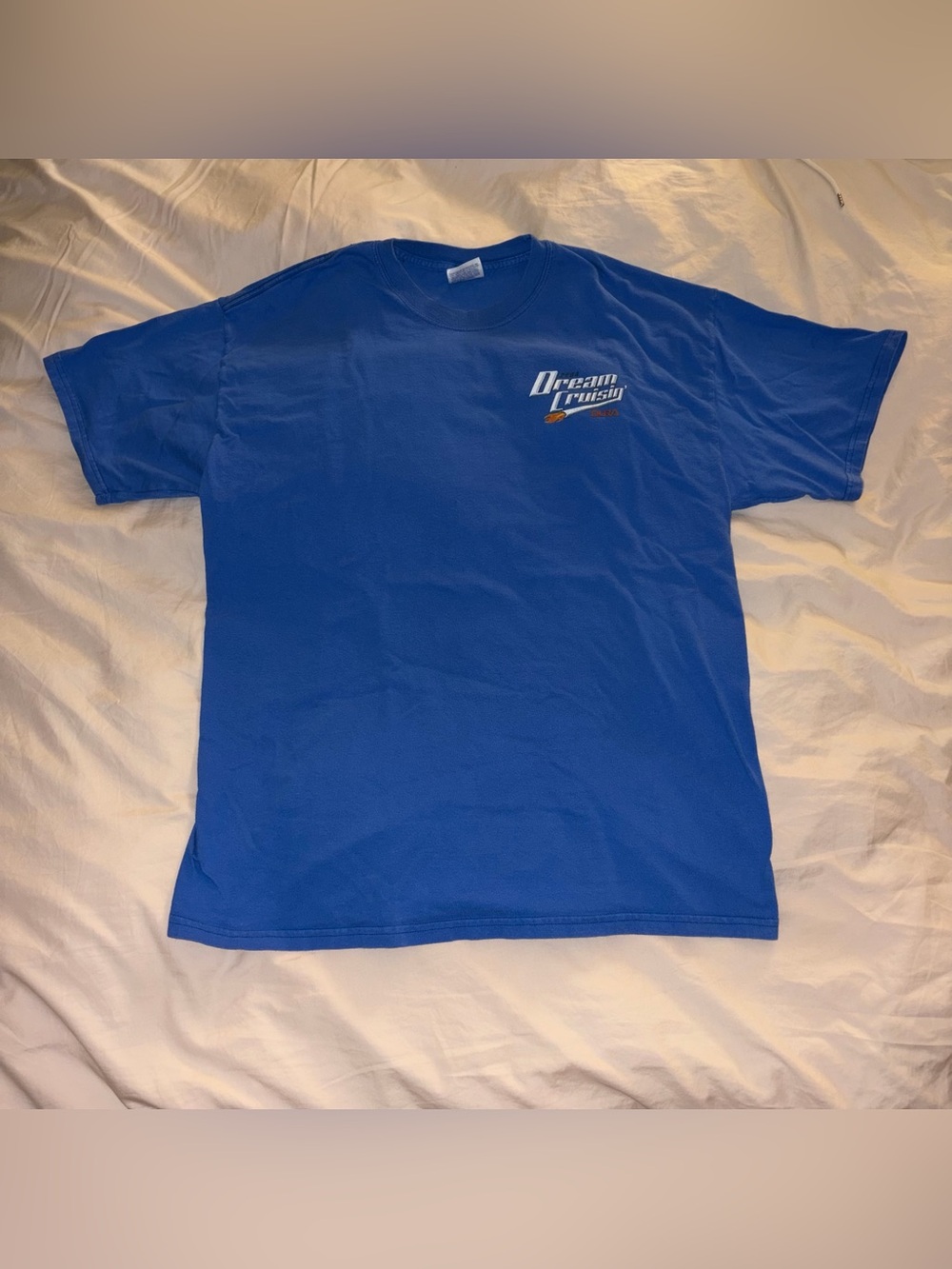 Vintage Dura Dream Cruise 2004 Detroit Michigan Blue Cotton Shirt size XL